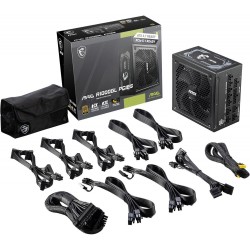 MSI MAG A1000GL - 1000W - PCI 5 - 80 PLUS GOLD - ATX 3.1 & PCIE 5.1 Ready